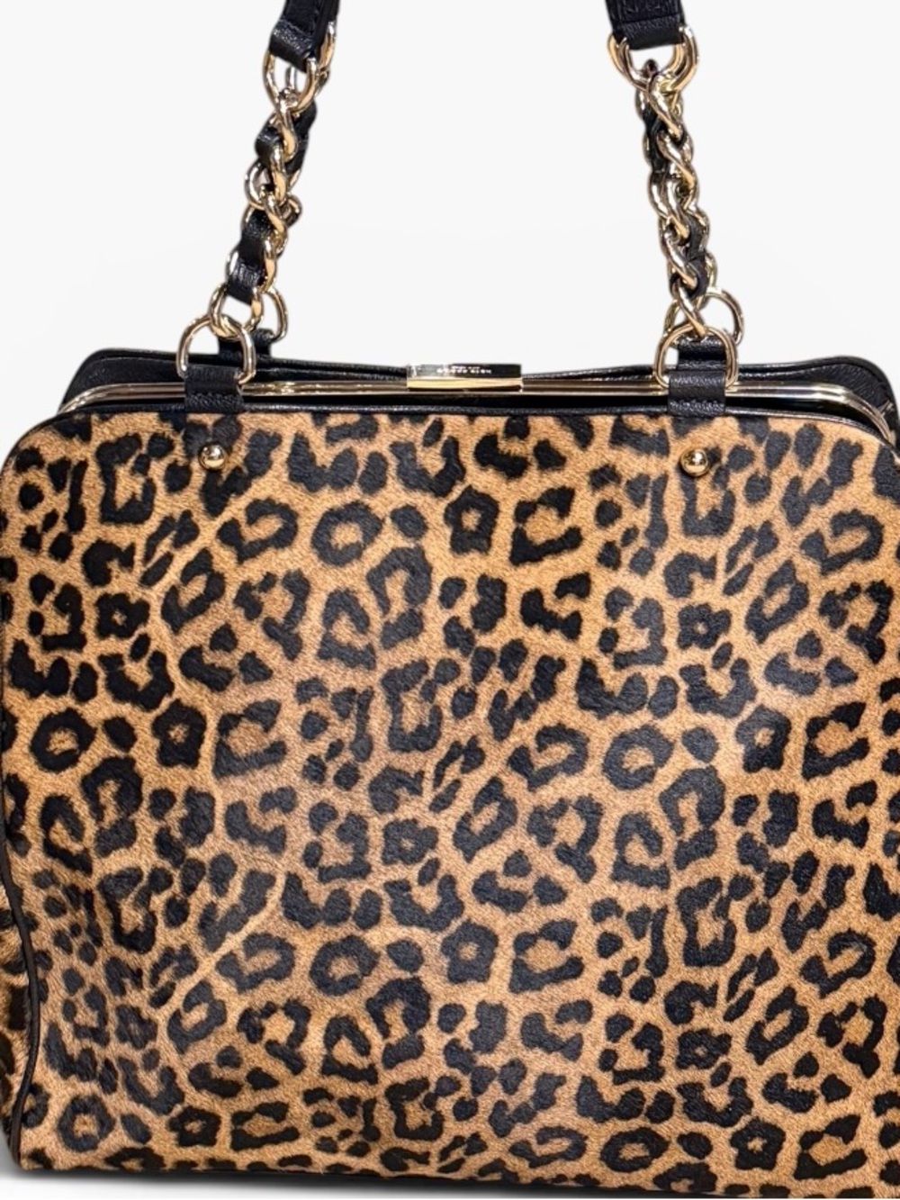 Kate Spade Leopard Print Calf Hair Shoulder Bag - Picture 4 of 16